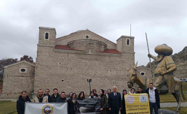 Gedizli öğrenciler gönül dağı dizi setini ziyaret etti