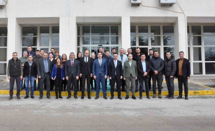 İl Özel İdaresi personelinden kaymakam Dalan’a veda programı