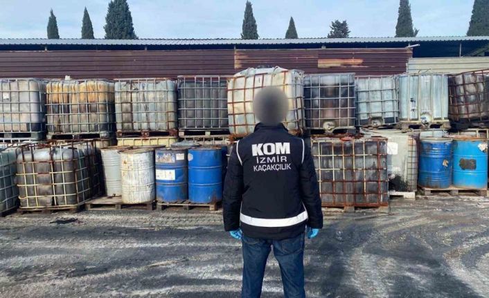 İzmir’de kaçak akaryakıt operasyonu