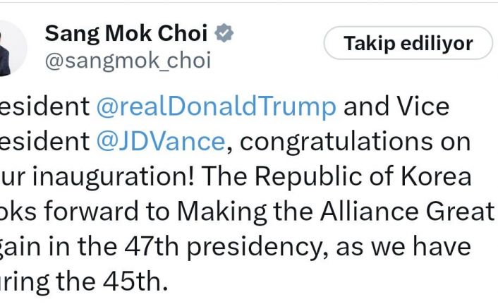 Japonya ve Güney Kore liderleri göreve başlayan ABD Başkanı Trump’ı tebrik etti