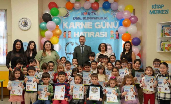Kartal Belediyesi kreşlerinde karne heyecanı