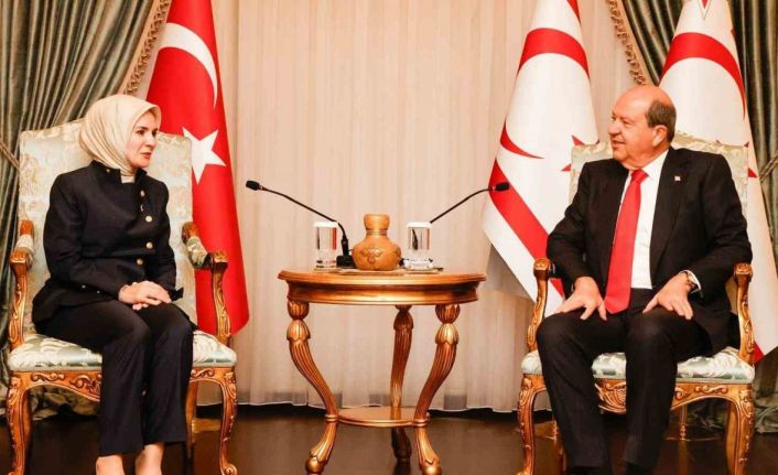 KKTC Cumhurbaşkanı Tatar, Aile ve Sosyal Hizmetler Bakanı Göktaş’ı kabul etti