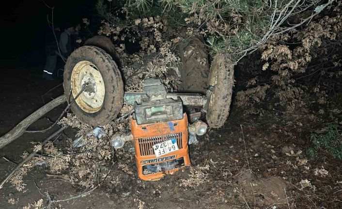 Kontrolden çıkan traktör ormanlık alana devrildi: 2 ölü, 2 yaralı