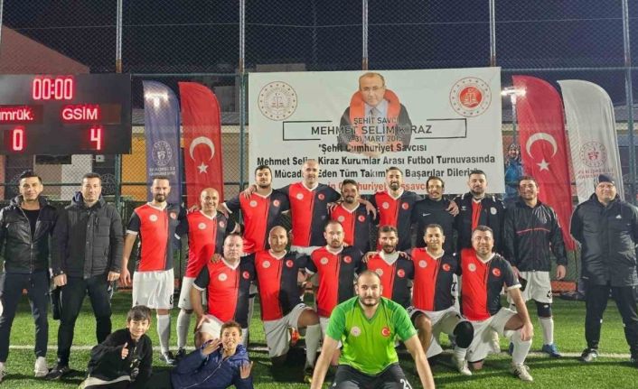 Mehmet Selim Kiraz Kurumlar Arası Futbol Turnuvası başladı