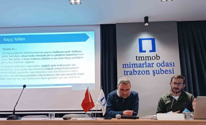 Mimarlara yangın güvenliği eğitimi