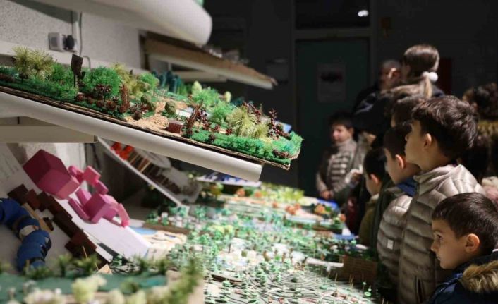 Minik doğa kaşifleri dondurulmuş hayvan müzesini gezdi