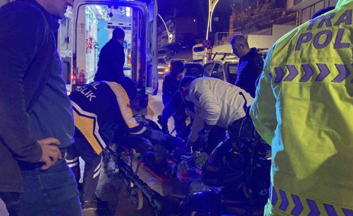 Motosikletler çarpıştı: 1 yaralı