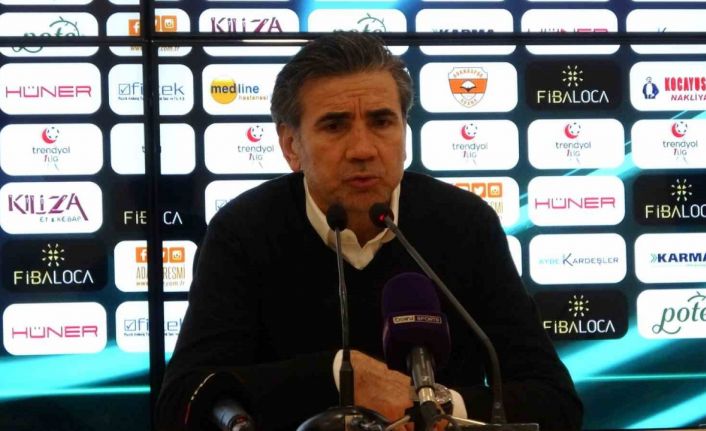 Osman Özköylü: “Ciddiyetsiz bir penaltıyla emeğin karşılığını alamamak bizi üzdü”
