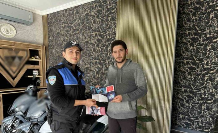 Polisten vatandaşlara ’suçtan korunma’ eğitimi