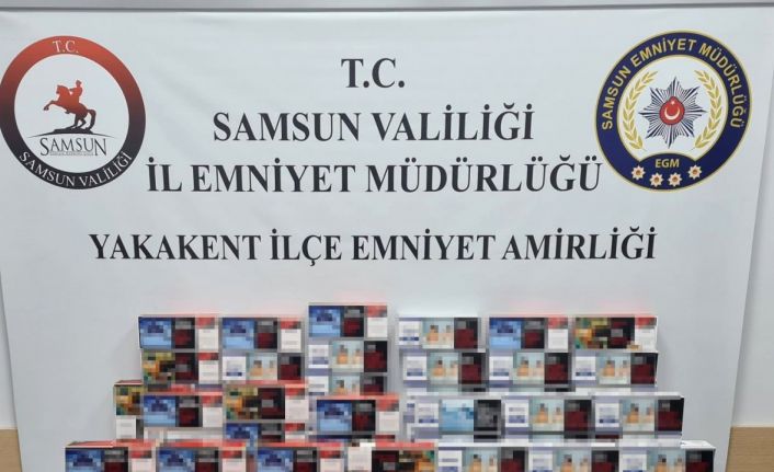 Samsun’da 20 bin adet makaron ve 25 kilo kaçak tütün ele geçirildi