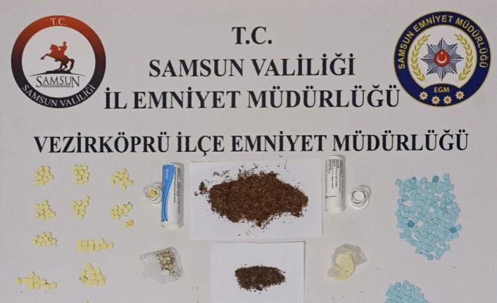 Samsun’da uyuşturucuyla yakalanan 2 kişi gözaltına alındı