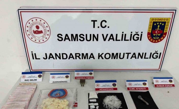 Samsun’da uyuşturucuyla yakalanan şahıs gözaltına alındı