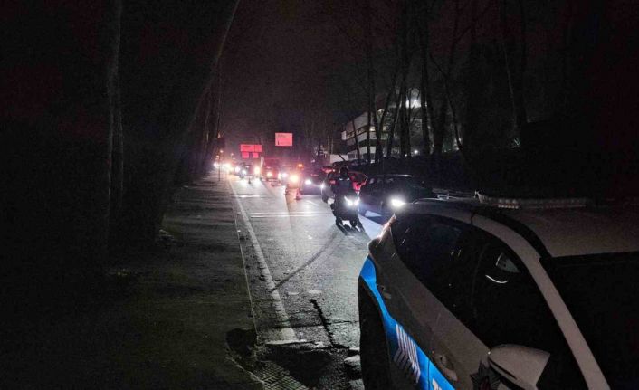 Sarıyer’de hız yapan sürücü aracıyla ormanlık alana uçtu: 1 yaralı