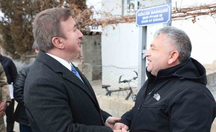 Şehidin adı caddeye verildi