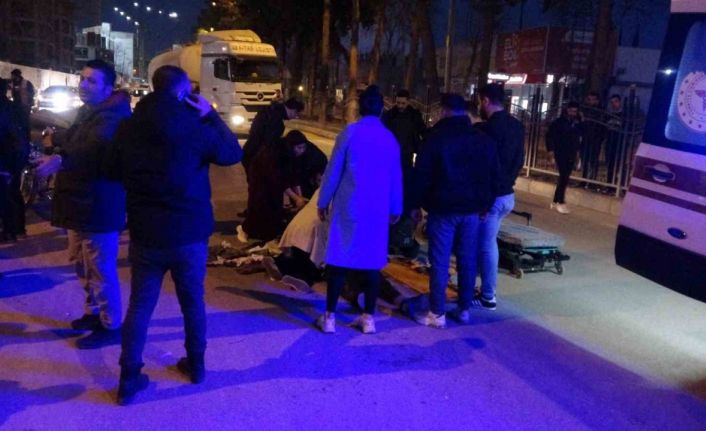 Tırın çarptığı yaya ağır yaralandı