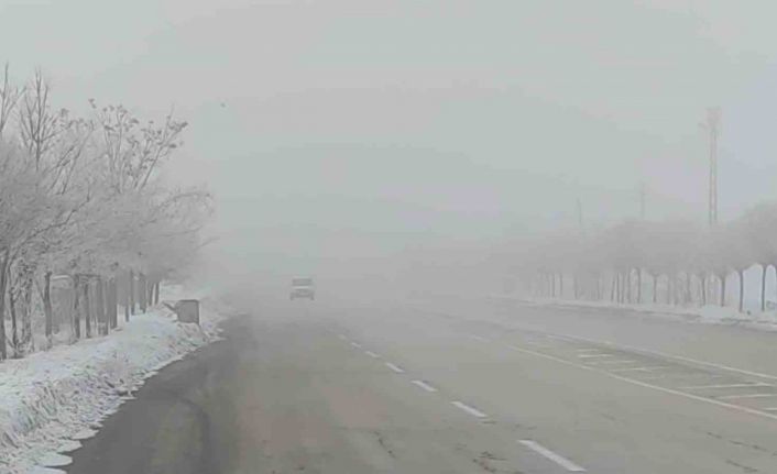 Van’da sis ulaşımı olumsuz etkiledi