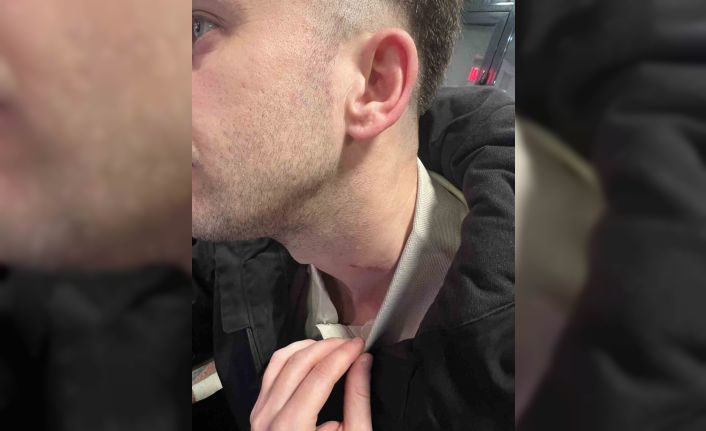 Yeşil saha boks ringine döndü