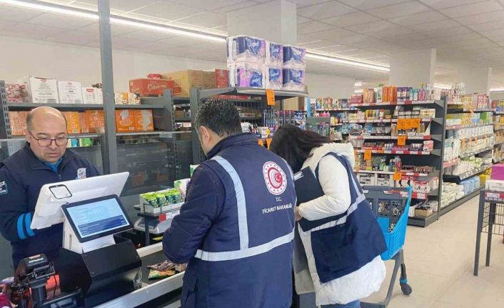 Yozgat’ta Marketlerde fahiş fiyat denetimi 55 işletmede toplam 1.962 ürün denetlendi