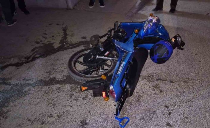 16 yaşındaki kasksız ve ehliyetsiz sürücünün ağır yaralandığı kazanın görgü şahidi o anları anlattı