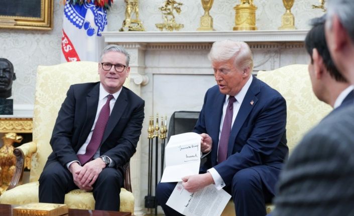 ABD Başkanı Trump ile İngiltere Başbakanı Starmer Beyaz Saray’da görüştü