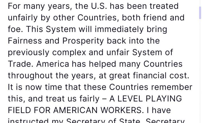 ABD Başkanı Trump’tan karşılıklı gümrük vergisi adımı