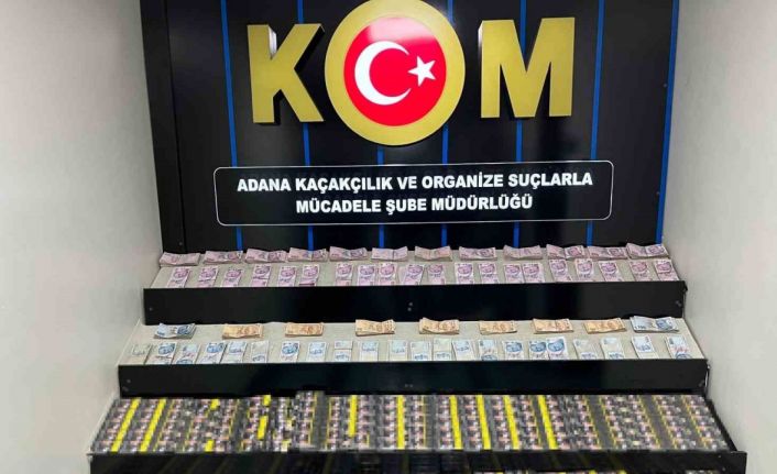 Adana’da 7 bin 335 paket kaçak sigara ele geçirildi, 520 bin TL’ye el konuldu