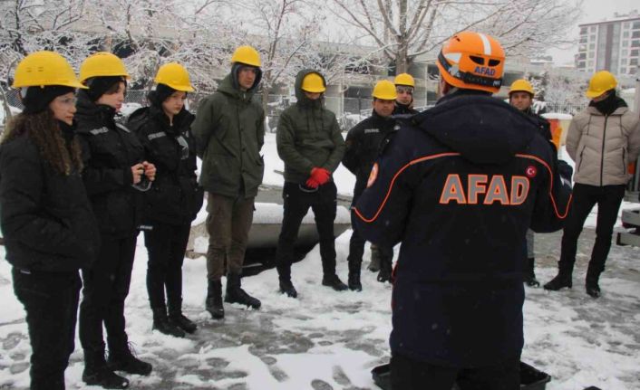 AFAD’ın eğitimleri devam ediyor