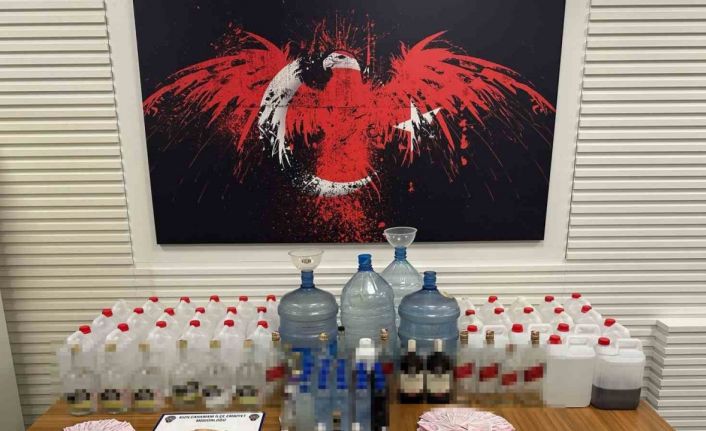 Ankara’da kaçak alkol operasyonu: 2 gözaltı