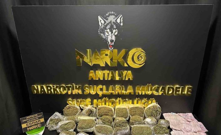 Antalya’da uyuşturucu operasyonuna 27 tutuklama