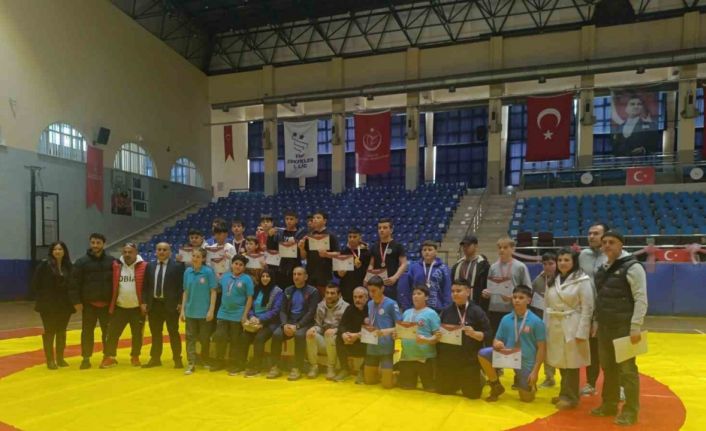 Aydın’da Yıldız Erkek Grekoromen Güreş il birinciliği müsabakaları sona erdi