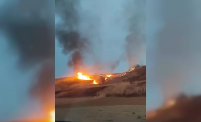 Batman’da sazlık  alanda yangın
