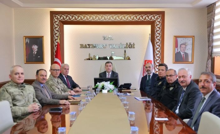 Bayburt’ta Üniversite Güvenlik Toplantısı yapıldı