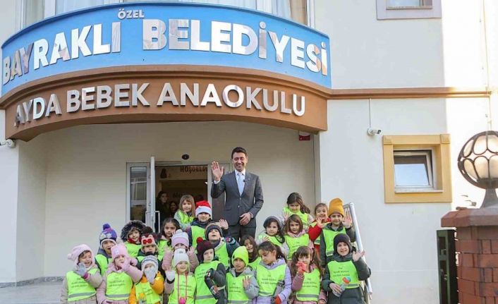 Bayraklı Belediyesinden miniklere deprem bilinci eğitimi