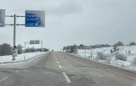 Beyşehir beyaza büründü