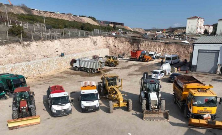 Bilecik Belediye ekipleri kışa hazırlıklı