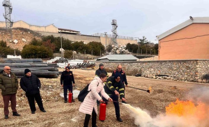 Bilecik Denetimli Serbestlik Müdürlüğünde yangın tatbikatı