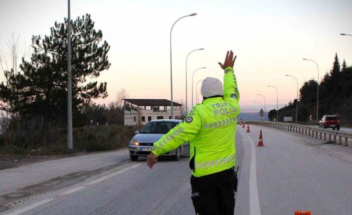 Bilecik’te 101 araç trafikten men edildi
