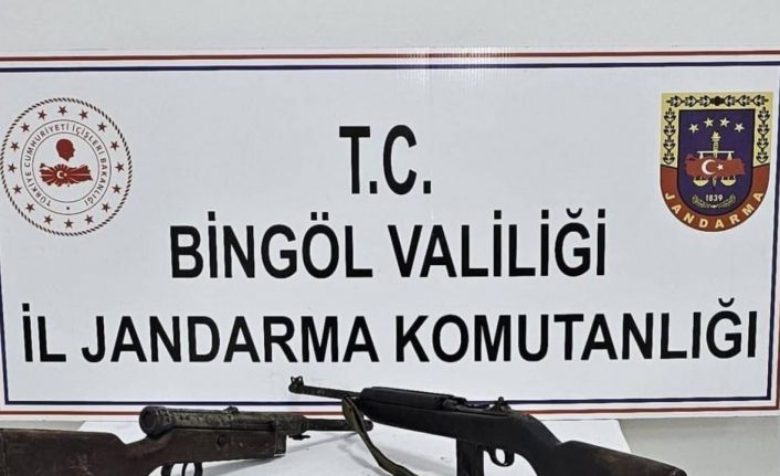 Bingöl’de 6 tüfek ele geçirildi