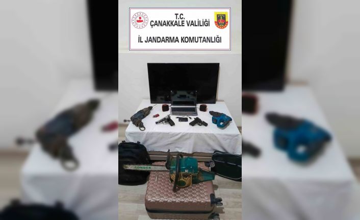 Çanakkale’de evden hırsızlık olayına karışan şüpheli tutuklandı