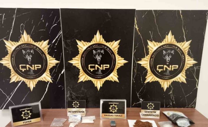 Çanakkale’de uyuşturucu operasyonu: 3 tutuklama