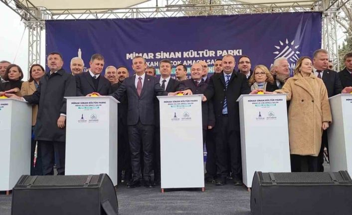 CHP Genel Başkanı Özel, nikah salonunun temelini attı