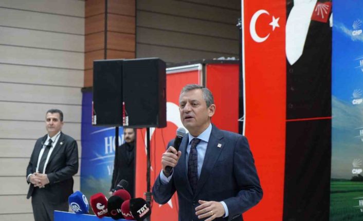CHP Genel Başkanı Özel: "Size suyu sudan ucuza vereceğiz, elektrik parasını mahsulden ve faizsiz olarak tahsil edeceğiz"