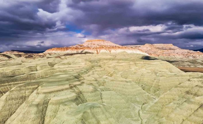 Doğanın renkli mirası havadan görüntülendi