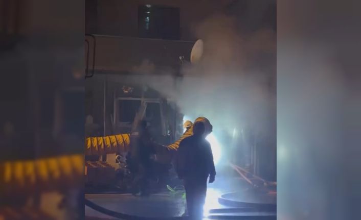 Düzce’de nalbur dükkanında korkutan yangın