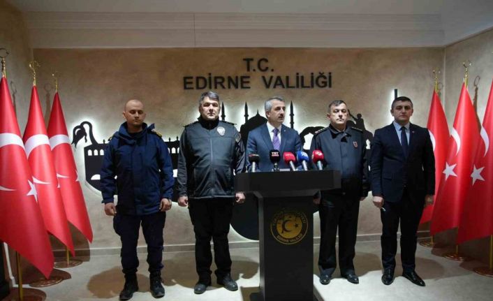 Edirne’de Avrupa’ya açılan sınır kapılarından Ocak ayında 878 bin 568 yolcu geçiş yaptı