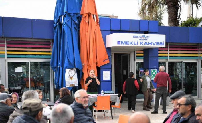 Emekli kahvelerinde kanser günü farkındalık programı
