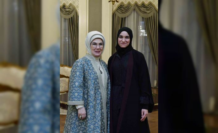 Emine Erdoğan, Suriye Cumhurbaşkanı Şara’nın eşi Latife El Durubi’yi ağırladı