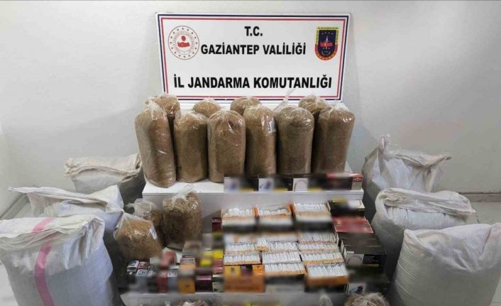 Gaziantep’te 1 milyon lira değerinde kaçakçılık operasyonu: 7 gözaltı