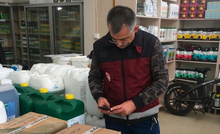 Gazipaşa’da gübre bayileri eş zamanlı olarak denetlendi