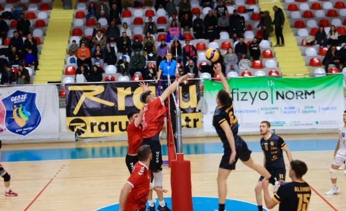 Gebze Voleybol Takımı rakibini 3-0 mağlup etti